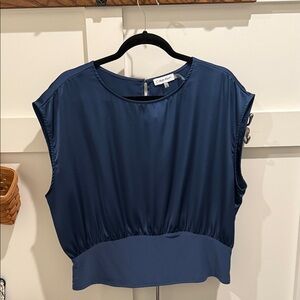 Calvin Klein Deep Blue Women's Blouse